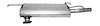TY23147 Exhaust Muffler; 1992-1996 Toyota Camry Rear - image 1