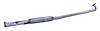 TY27045 Exhaust Resonator; 1997-2001 Toyota Camry, 1999-2001 Toyota Solara - image 1