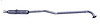 TY27345 Exhaust Resonator; 1998-2002 Toyota Corolla, 1998-2002 Chevrolet Prizm - image 1
