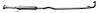 TY32345 Exhaust Resonator; 2002-2006 Toyota Camry, 2004-2008 Toyota Solara, 2004-2006 Lexus ES330, 2002-2003 Lexus ES300 - image 1