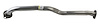 TY34401 Exhaust Pipe; 2001-2003 Toyota Highlander Front