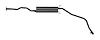 TY34607 Exhaust Muffler; 1989-1994 Toyota Pickup Rear - image 1