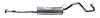TY36547 Exhaust Muffler; 1995-1997 Toyota Tacoma Rear - image 1