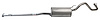 TY36847 Exhaust Muffler; 1998-1999 Toyota Tacoma Rear - image 1