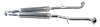 TY39005 Exhaust Muffler; 2000-2005 Lexus GS300 Center - image 1