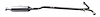 TY3905 Exhaust Resonator; 2007-2011 Toyota Camry, 2007-2012 Lexus ES350 - image 1