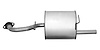 TY41007 Exhaust Muffler; 2006-2016 Toyota Yaris Rear - image 1