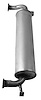 VW0445 Exhaust Muffler; 1975-1979 Volkswagen Beetle Rear