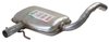 VW11705 Exhaust Muffler; 1993-1995 Volkswagen Jetta Center, 1993-1995 Volkswagen Golf Center, 1995 Volkswagen Cabrio Center - image 2