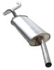 VW1407 Exhaust Muffler; 1975-1984 Volkswagen Rabbit Rear, 1975-1980 Volkswagen Scirocco Rear - image 3