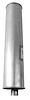 VW5545 Exhaust Muffler; 1980-1983 Volkswagen Vanagon Rear, 1975-1979 Volkswagen Transporter Rear - image 1
