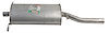 VW8147 Exhaust Muffler; 1984 Volkswagen Rabbit Convertible Rear - image 1