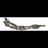 XAC312 Exhaust Tip - Universal; 2 In. Inlet; 12 in. x 3 In. OAL; Angle Cut; Chrome Plated - image 1
