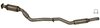 XAC312214 Exhaust Tip - Universal; 2-1/4 In. Inlet; 12 in. x 3 In. OAL; Angle Cut; Chrome Plated - image 1