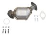 XAC31222212 Exhaust Tip - Universal; 2-1/2 In. Inlet; 22 in. x 3-1/2 In. OAL; Angle Cut; Chrome Plated - image 1