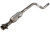 XRAC31218 Exhaust Tip - Universal; 2-1/4 In. Inlet; 18 in. x 3-1/2 In. OAL; Inside Roll Angle Cut; Chrome Pl... - image 1