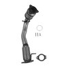 XSDW3002 Exhaust Tip - Universal; 2 In. Inlet; 6-1/4 in. x 3 In. OAL; Inside Roll Straight Cut; Natural - image 1