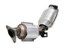 XTD212 Exhaust Tip - Universal; 2-1/2 In. Inlet; 13 in. x 2-1/2 In. OAL; Turn Down; Chrome Plated - image 1
