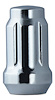 5740 Closed End Chrome 1/2 in. Spline Lug Nut [Sold Individually] - image 1