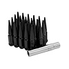7000K6-BLK Black 6-Lug Spike Lug Nut Kit Thread: 1/2 in. - image 1