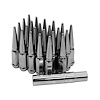 7000K6 Chrome 6-Lug Spike Lug Nut Kit Thread: 1/2 in. - image 1
