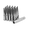 7002K5 Chrome 5-Lug Spike Lug Nut Kit Thread: 7/16 in. - image 1
