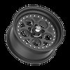 001SB-57065-06 Rev 2.0 Wheel [Wheel Size: 15" x 7"] Satin Black Center with Satin Black Step Lip - image 3