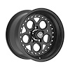 001SB-58061+00 Rev 2.0 Wheel [Wheel Size: 15" x 8"] Satin Black Center with Satin Black Step Lip - image 1