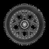 001SB-58061+00 Rev 2.0 Wheel [Wheel Size: 15" x 8"] Satin Black Center with Satin Black Step Lip - image 2
