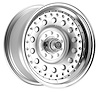 002P-57004-06 Pro Stock Wheel [Wheel Size: 15" x 7"] Brushed with Polished Lip - image 1