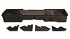 DUHA UNDERSEAT CHEVY SILVERADO / GMC SIERRA EXTCAB 07-12 DK GRAY - image 1
