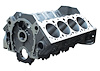 Little M Engine Block Small Block Chevy 9.500 in. Deck, +.391 in. Raised Camshaft