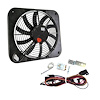 Jetstreme I Series Electric Cooling Fan with Harness Relay, Diameter: 16 in., Type: Single - image 1