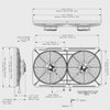 MSS26K 12 in. Jetstreme II Smart Start Dual Electric Fan, 2600 cfm - image 3