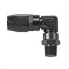 189006-BL AN Fitting [Series 3000 Direct-Fit, -6 AN Hose to -6 AN O-Ring Male Threads, 90 Degree, Black] - image 1