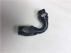 -10 MALE RAD FITTING X 120 PRO-FLOW HOSE END BLACK - image 1