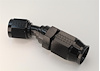 2503006 Hose End [Race-Rite Reusable PTFE, -6 AN Hose to -6 AN Female Threads, 30 Degree, Black] - image 1