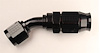 2504512 Hose End [Race-Rite Reusable PTFE, -12 AN Hose to -12 AN Female Threads, 45 Degree, Black] - image 1