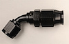 2506008 Hose End [Race-Rite Reusable PTFE, -8 AN Hose to -8 AN Female Threads, 60 Degree, Black] - image 1