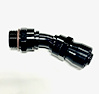 3103008-RAD Hose End [Sport-Crimp, -8 AN Hose to -8 AN O-Ring Male Threads, 30 Degree, Black] - image 1