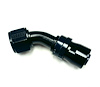 3104512 AN Fitting [Sport-Crimp, -12 AN Hose to -12 AN Female Threads, 45 Degree, Black] - image 1