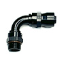 3109008-RAD Hose End [Sport-Crimp, -8 AN Hose to -8 AN O-Ring Male Threads, 90 Degree, Black] - image 1