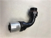 3109010-RAD AN Fitting [Sport-Crimp, -10 AN Hose to -10 AN O-Ring Male Threads, 90 Degree, Black] - image 1