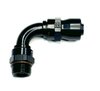 3109010-RAD AN Fitting [Sport-Crimp, -10 AN Hose to -10 AN O-Ring Male Threads, 90 Degree, Black] - image 2