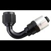 3112006 AN Fitting [Sport-Crimp, -6 AN Hose to -6 AN Female Threads, 120 Degree, Black] - image 2