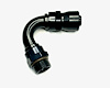 3112008-RAD Hose End [Sport-Crimp, -8 AN Hose to -8 AN O-Ring Male Threads, 120 Degree, Black] - image 1