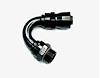 3115008-RAD Hose End [Sport-Crimp, -8 AN Hose to -8 AN O-Ring Male Threads, 150 Degree, Black] - image 1