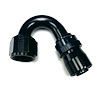 3115012 AN Fitting [Sport-Crimp, -12 AN Hose to -12 AN Female Threads, 150 Degree, Black] - image 1