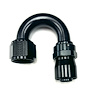 3118012 AN Fitting [Sport-Crimp, -12 AN Hose to -12 AN Female Threads, 180 Degree, Black] - image 1
