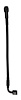 412-1-2-30BL P.T.F.E. Brake/Oil Hose Assembly [-3 AN, Straight, 30 in., Black] - image 1